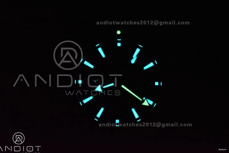 43.5mm 1:1 A8900 V2 Ocean on Super Bezel Edition Nylon Orange Strap Black SS Planet VSF Best Clone Black Dial 1223